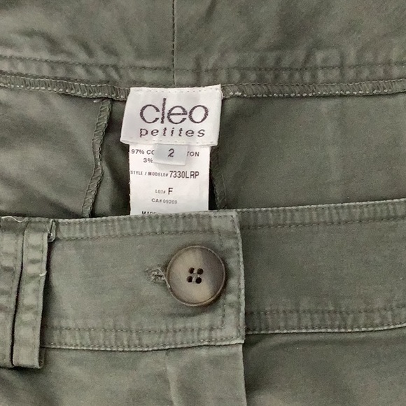 CLEO Petites Khaki Bermuda Shorts - Picture 4 of 4